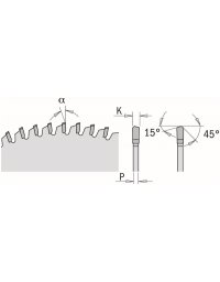Lame circolari industriali per plexiglass e plastica in JUNK di CMT