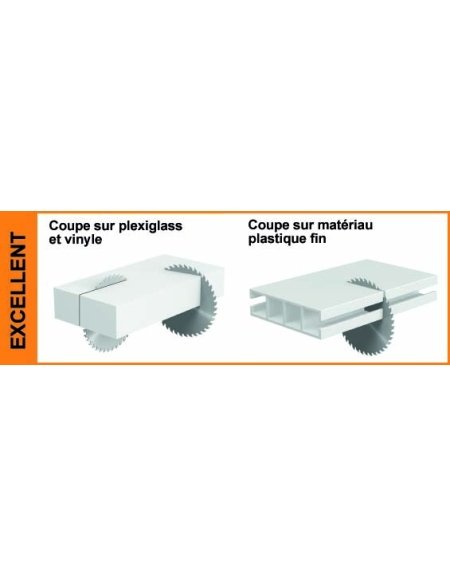 Lame circolari industriali per plexiglass e plastica in JUNK di CMT