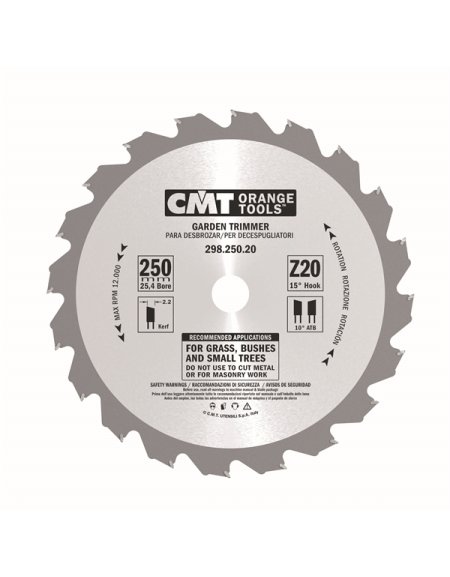 Lames circulaires pour coupe-herbes et débroussailleuses