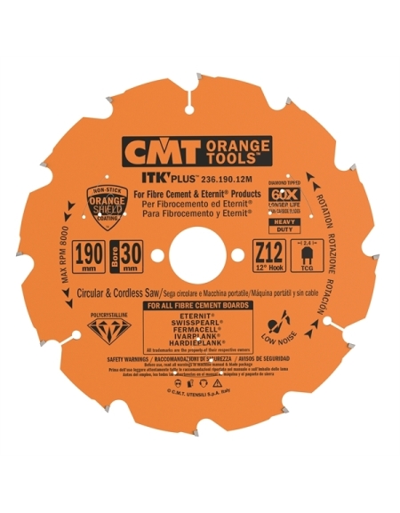 ITK Plus diamond circular saw blades for ultra-hard materials