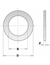 299 - Bagues de réduction pour le trou de lames circulaires