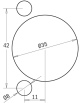 CMT333- 03 - Pièces de rechange et accessoires pour système universel pour perçage des charnières