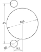 CMT333- 03 - Pièces de rechange et accessoires pour système universel pour perçage des charnières