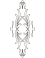 3D Router Carver system - Cabinet door & panel carvings - Ref. CMTRCS-302 - Dimensions 440x185