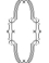 3D Router Carver system - Cabinet door & panel carvings - Ref. CMTRCS-306 - Dimensions 375x200