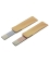 Petites pierres à aiguiser universelles en diamant en emballage de cuir - Ref. CMTDSS-115G - Abmessungen 115x25x3