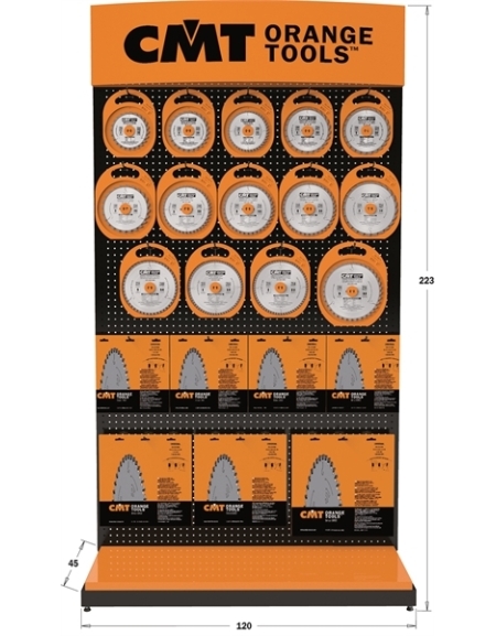 Présentoir multifonctions avec enseigne lumineuse 220V