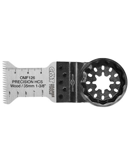 Lama di precisione a tuffo da 35 mm con dente "giapponese" per legno in lame oscillanti STARLOCK - Legno di CMT