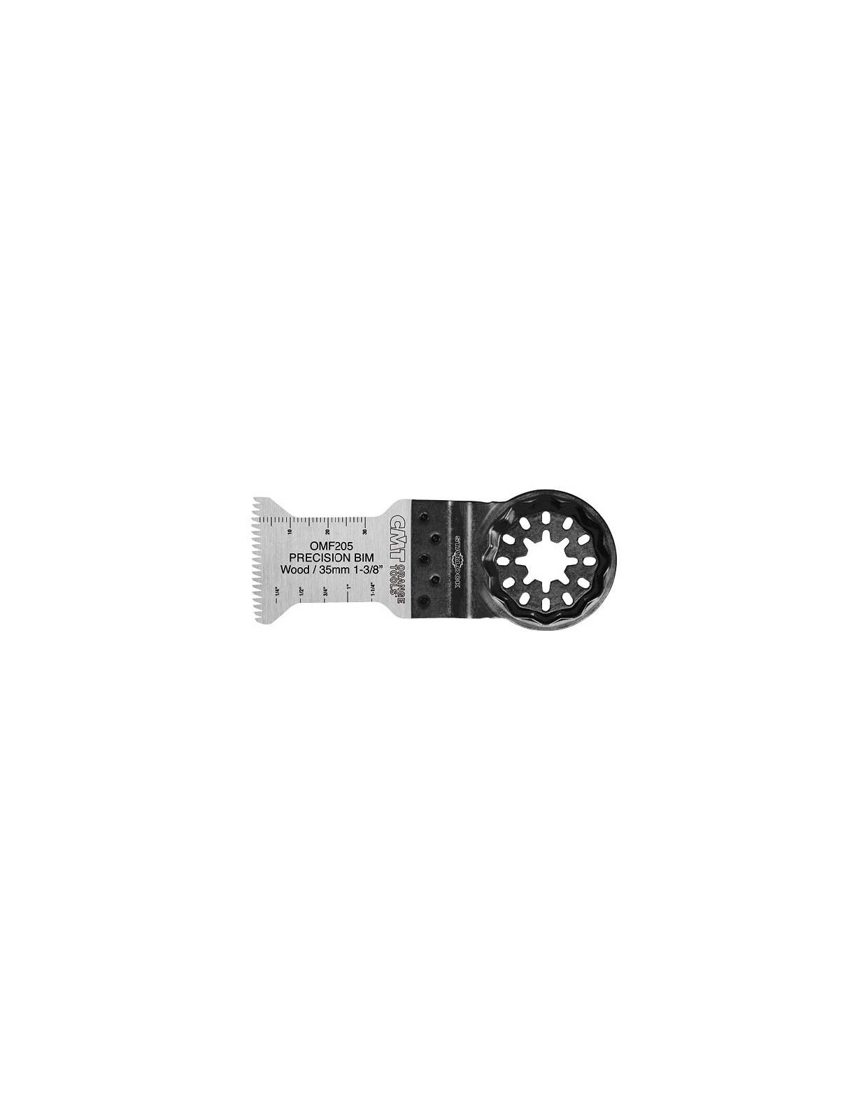 thumbnail image 2 of CMT Japan Pattern Oscillating Tool Blade For Wood - Fits Fein Supercut & Festool Vecturo Multi-tools 2 of 12