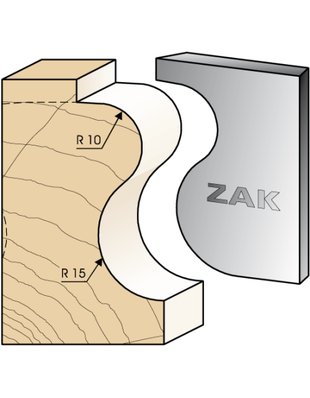 Serie 531 Corrimano in Ferro per PO ZAK® (H. 50) di ZAK