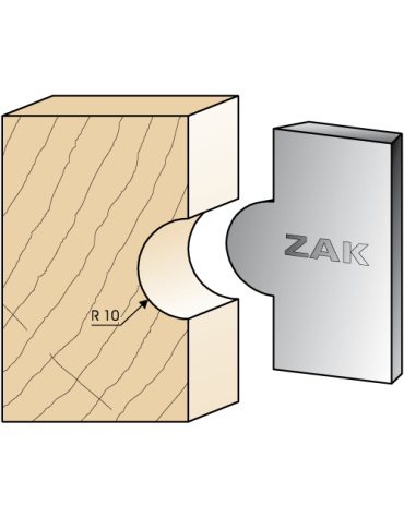 Serie 531 1/2 Round in Ferri per PO ZAK® (H. 50) di ZAK