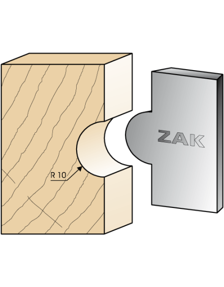Serie 531 1/2 Round in Ferri per PO ZAK® (H. 50) di ZAK