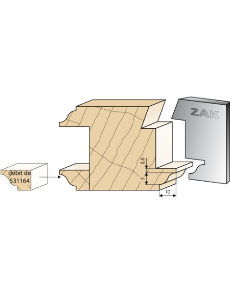 Series 531 Wooden window of 48, 7x10 Ogee