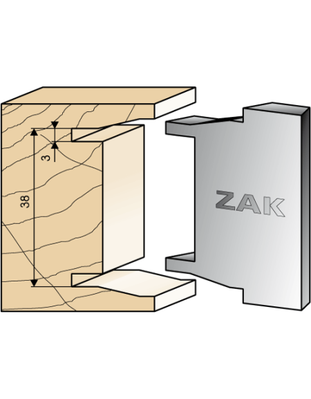 Serie 531 Accessori per finestre in ferro per PO ZAK® (H. 50) di ZAK