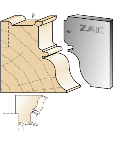 Serie 531 Coltelli in stile rinascimentale in ferro per PO ZAK® (H. 50) di ZAK