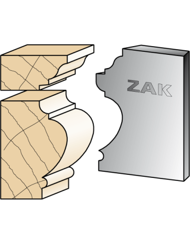 Coltelli in ferri stile Regence Serie 531 per PO ZAK® (H. 50) di ZAK