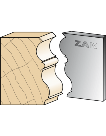 Coltelli in ferri stile Regence Serie 531 per PO ZAK® (H. 50) di ZAK