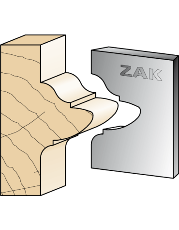 Coltelli in ferri stile Regence Serie 531 per PO ZAK® (H. 50) di ZAK