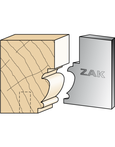 Coltelli in ferri stile Regence Serie 531 per PO ZAK® (H. 50) di ZAK