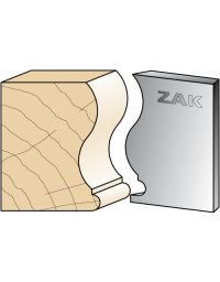 Serie 531 Coltelli in stile Luigi Filippo e Impero in ferro per PO ZAK® (H. 50) di ZAK