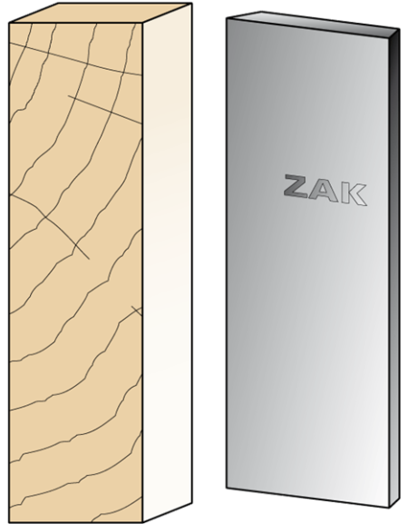 Serie 534 Assemblaggio in Ferri per PO ZAK® (H. 100) di ZAK