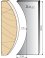 Series 534 1/2 round - Ref. ZAK534104 - 