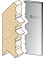 Série 534 Couteaux de style Louis XIII - Ref. ZAK534310 - 