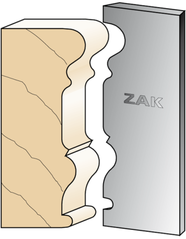 Coltelli stile Regence serie 534 in ferri ZAK® PO (H. 100) di ZAK