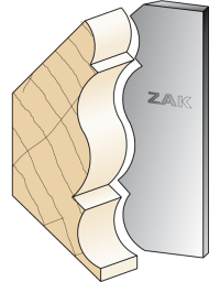 Serie 534 Coltelli in stile Luigi XVI in ferro per PO ZAK® (H. 100) di ZAK