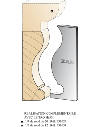 Série 534 Couteaux de style Louis-Philippe et Empire