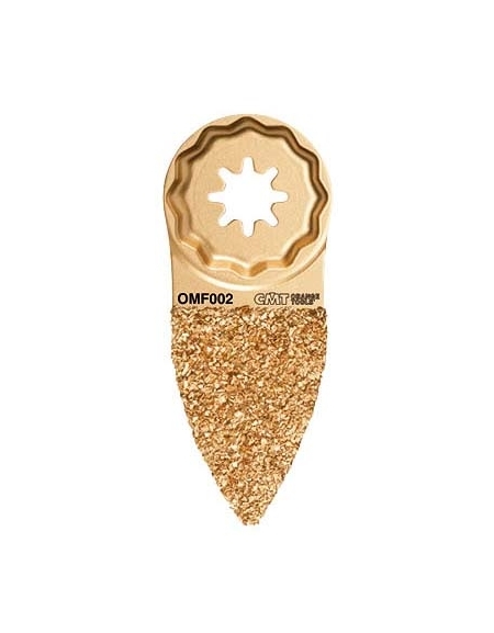 45mm placa lijadora doble-cara revestida en metal