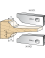 Series 561 Style chisel - Ref. ZAK561521 - 