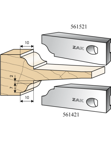 Coltelli della serie 561 in ferri Multi-ZAK® PO di ZAK