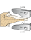 Series 561 cutters, multicut: Flat moulding - Ref. ZAK561430 - 