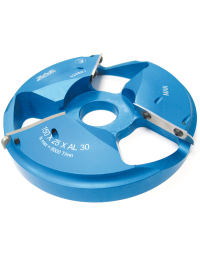 Porte-outils plate-bande multi-profils à plaquettes 3 coupes