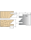 Mono-function cutter head series: Multi profile assembly with projection of 12 mm - Ref. PLAQ0268 - l 25