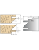 Mono-function cutter head series: Multi profile assembly with projection of 12 mm