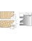 Mono-function cutter head series: Multi profile assembly with projection of 12 mm - Ref. PLAQ0270 - L 40