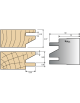 Mono-function cutter head series: Multi profile assembly with projection of 12 mm