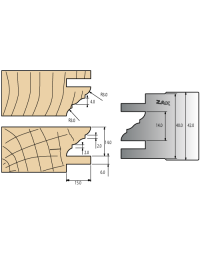 Portautensili monofunzione: inserti di montaggio multiprofilo con avanzamento di 15 mm - ZAK