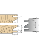 Mono-function cutter head series: Multi profile assembly with projection of 15mm