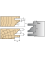 Baureihe Monofunktions-Werkzeughalter: Platten Multi-Profil-Fügen mit 15mm Vorschub - Ref. PLAQ0474B - L 40