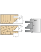 Mono-function cutter head series: Multi profile assembly with projection of 15mm