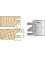 Mono-function cutter head series: Multi profile assembly with projection of 15mm - Ref. PLAQ0475B - l 25