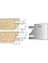 Serie Cabezales monofunción: Plaquitas ensamblaje multiperfiles con extensión de 15 mm - Ref. PLAQ0476B - l 25