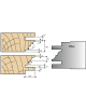 Porte-Outils Mono-Fonction : Plaquettes assemblage multiprofils avec avancement de 15mm