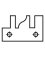 Couple de couteaux pour porte-outils profil et contre-profil HW