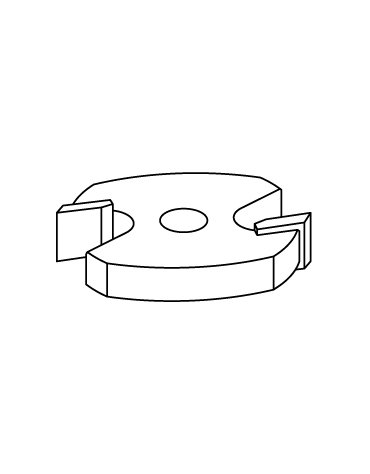 Frese a disco per scanalature laterali in punte per serrature di CMT