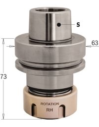 Mandrini portautensili con attacco concentrico HSK-F63 - ER32 in mandrini CNC di CMT