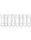 Carbide inserts for adjustable cutter head h50mm - Ref. PLAQ0306 - N STANDARD
